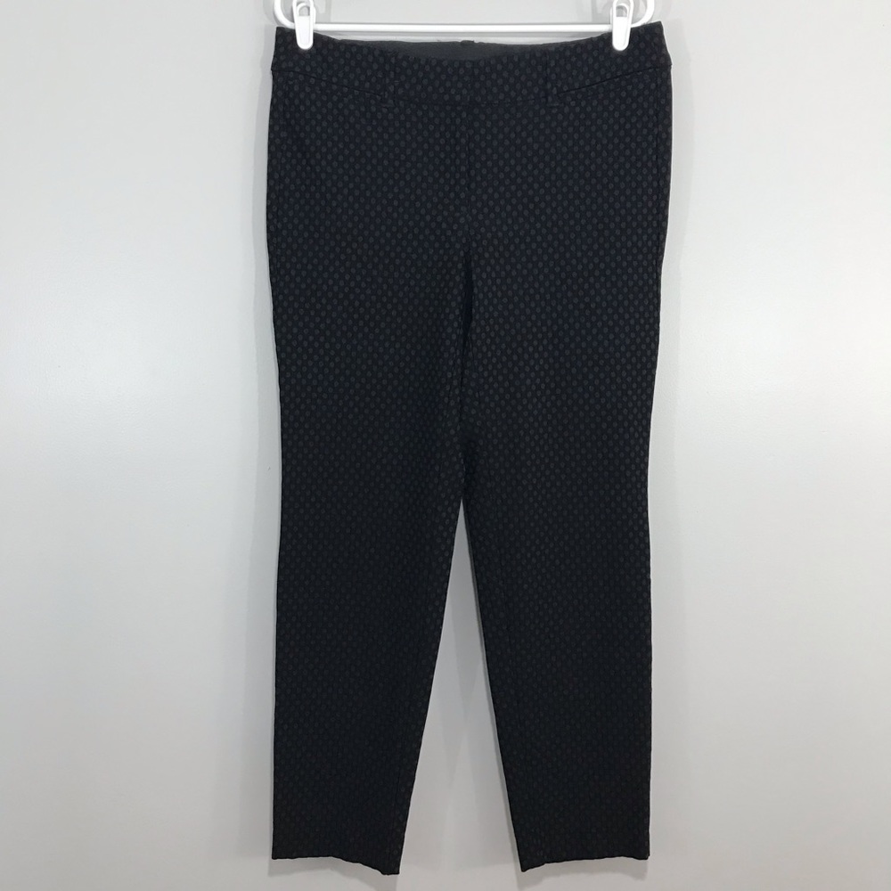 👗 Lane Bryant Black Polka Dot Stretch Pants